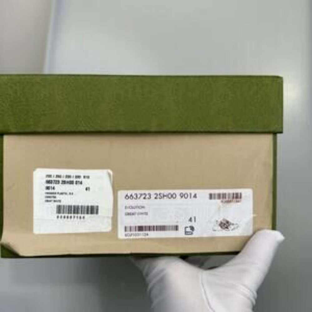 NIB Authentic Gucci Cat Eye Rython Sneakers - Picture 11 of 16